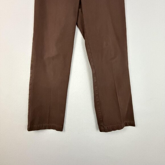 St. John Sport Jeans Women's 10 Brown Straight Leg Five Pocket High Rise - Picture 15 of 15